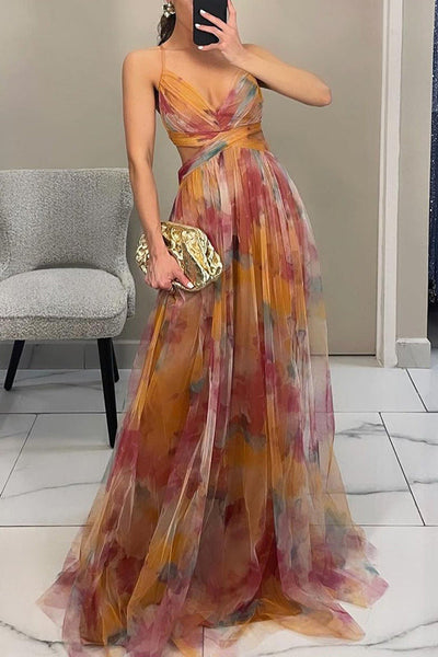 Noventis - Flattering Floral Maxi Dress