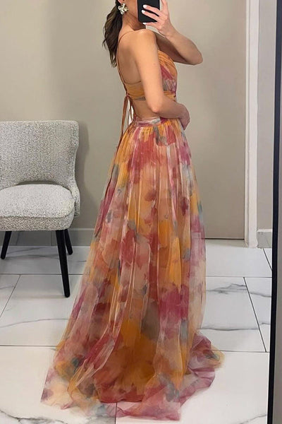 Noventis - Flattering Floral Maxi Dress