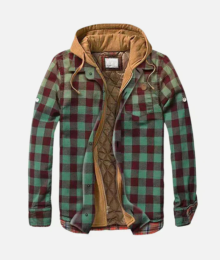 Noventis | Bold Patchwork Plaid Jacket
