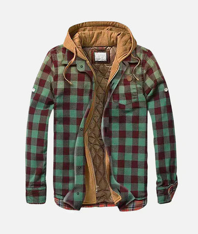 Noventis | Bold Patchwork Plaid Jacket