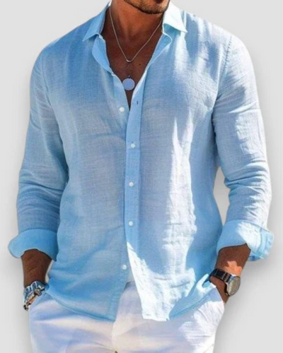 Noventis | Casual Men's Linen Shirt