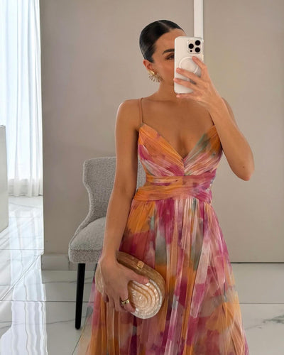 Noventis - Flattering Floral Maxi Dress