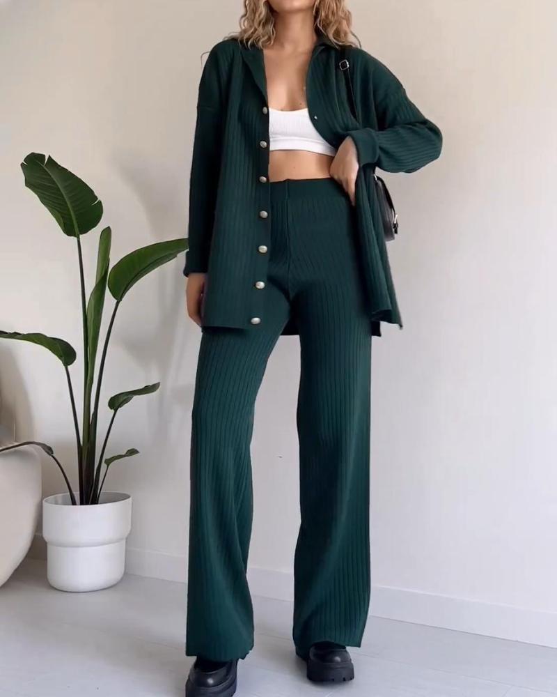 Noventis - CASUAL KNITTED 2 PIECE SET
