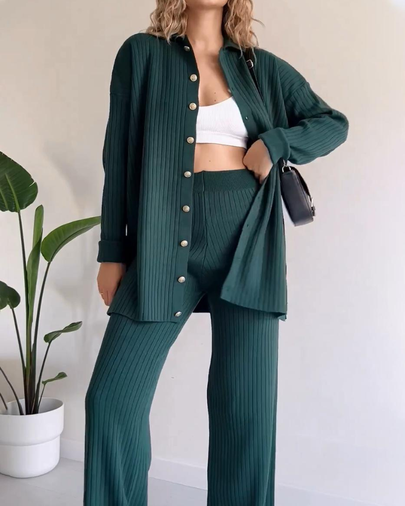 Noventis - CASUAL KNITTED 2 PIECE SET