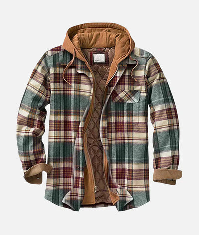 Noventis | Bold Patchwork Plaid Jacket