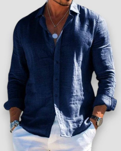 Noventis | Casual Men's Linen Shirt