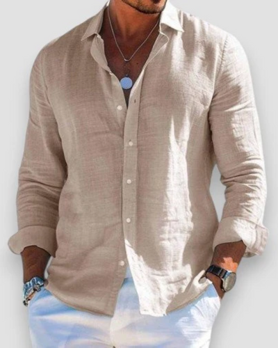 Noventis | Casual Men's Linen Shirt