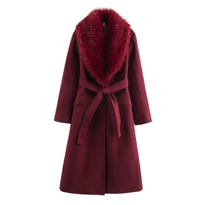 Noventis | Fur Collar Coat