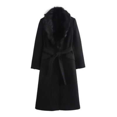 Noventis | Fur Collar Coat