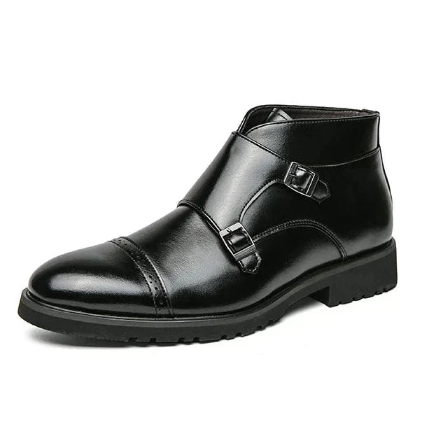 Noventis | Double Monk Strap Boots