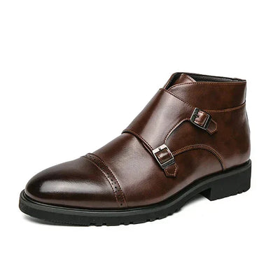 Noventis | Double Monk Strap Boots