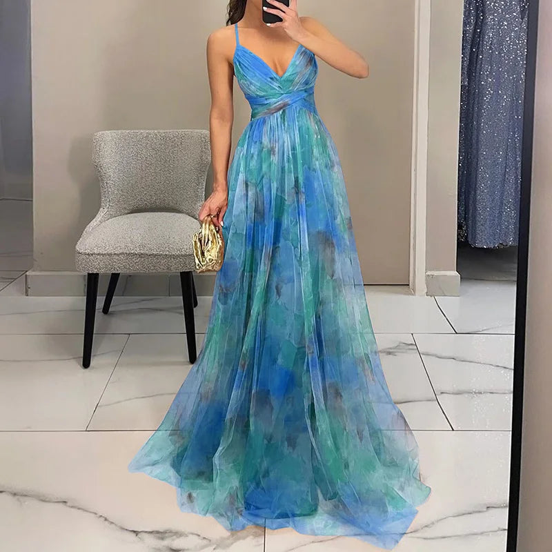 Noventis - Flattering Floral Maxi Dress