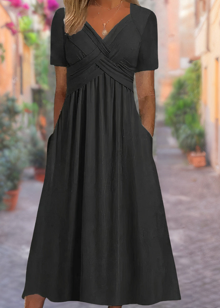 Noventis | Wrap-Style Midi Dress