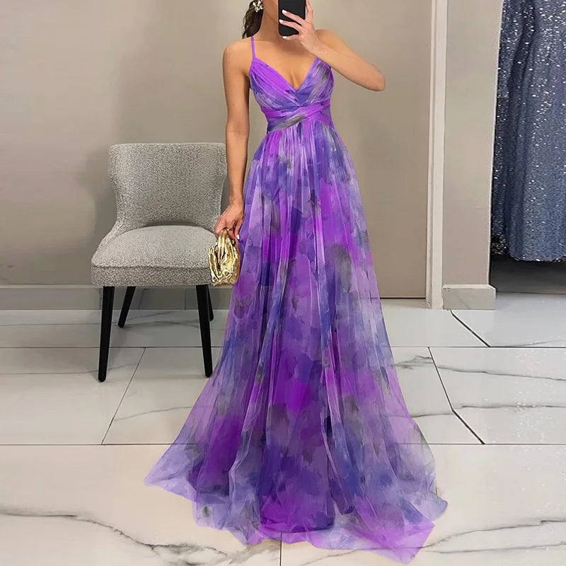 Noventis - Flattering Floral Maxi Dress