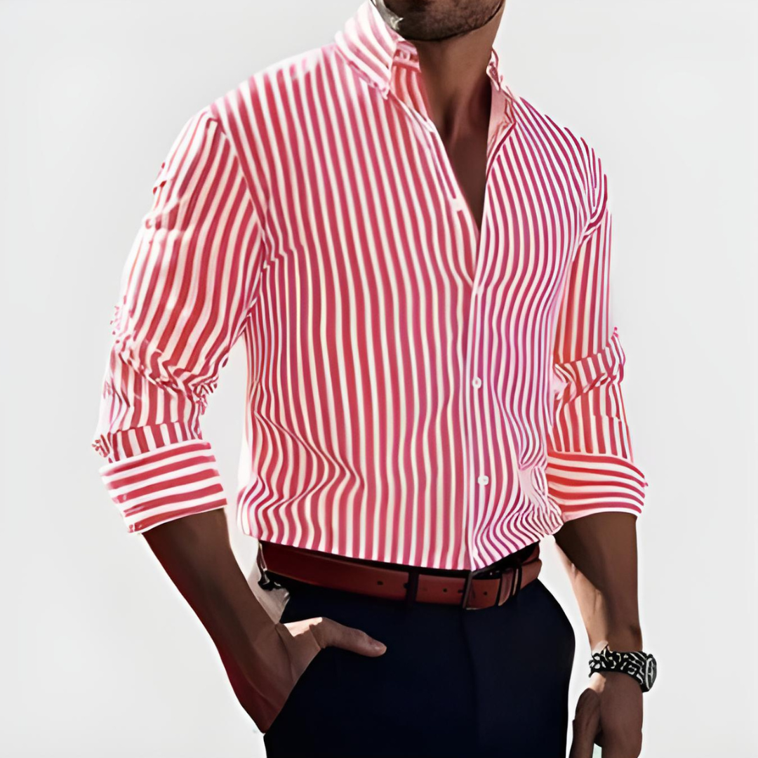 Noventis | Striped Men's Shirt – Smart & Casual