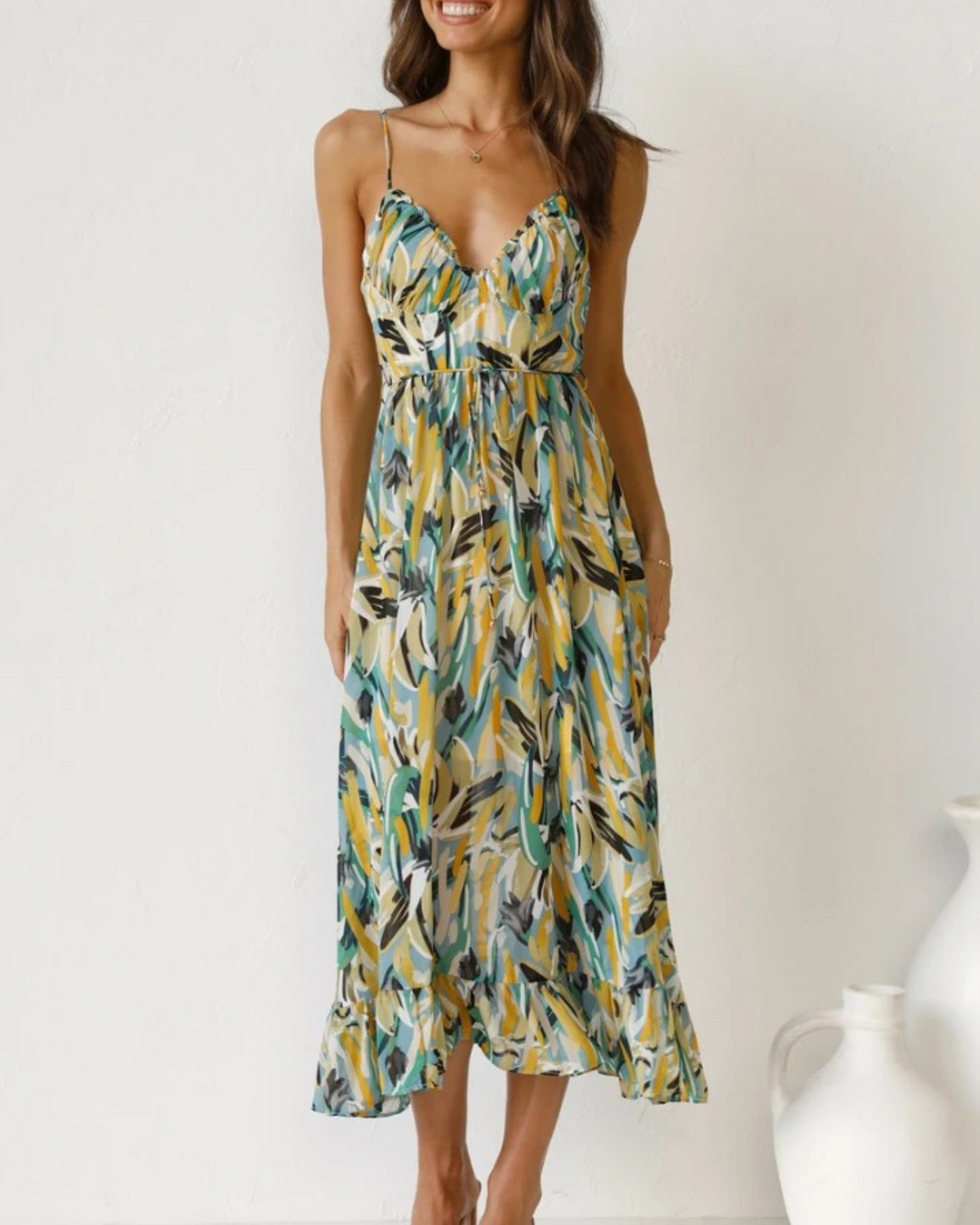 Noventis - Colorful Midi Dress