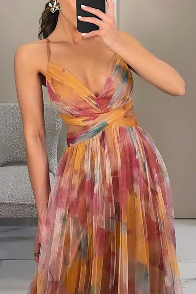 Noventis - Flattering Floral Maxi Dress