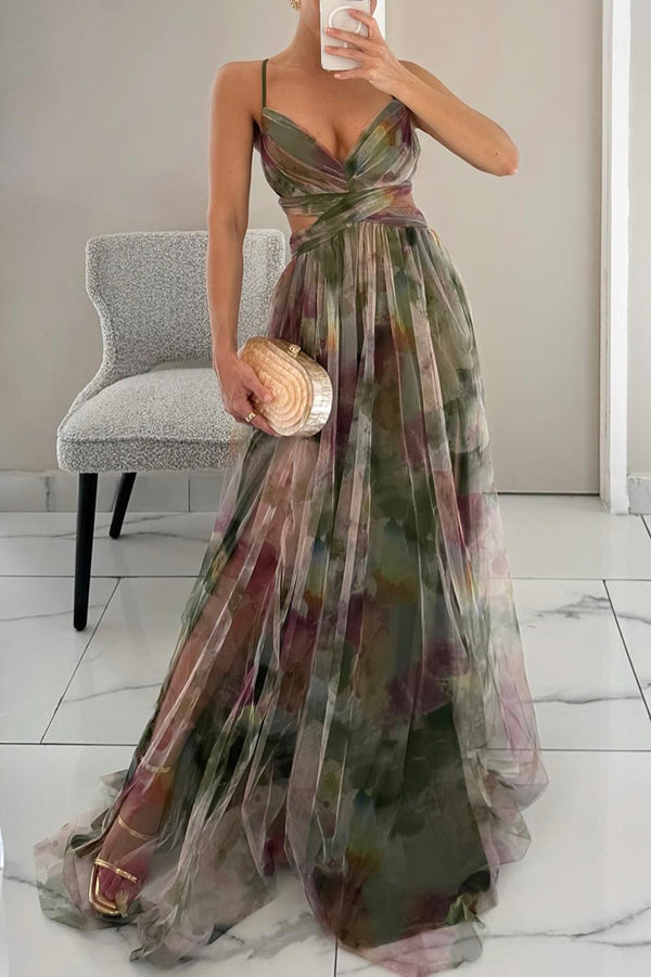 Noventis - Flattering Floral Maxi Dress