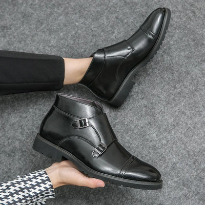 Noventis | Double Monk Strap Boots