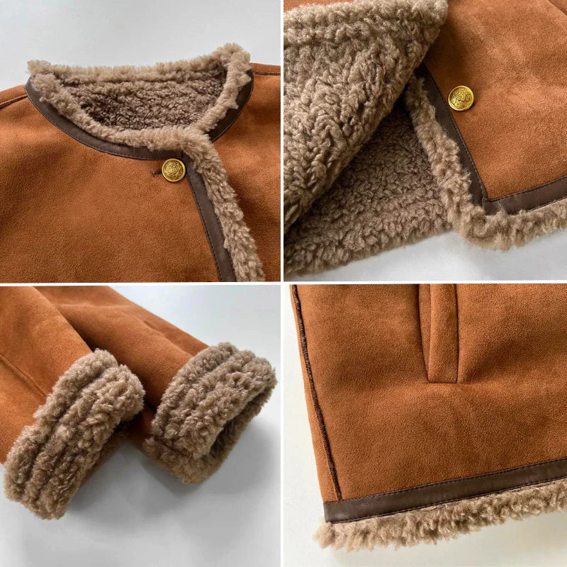 Noventis | Buttoned Sheepskin Jacket