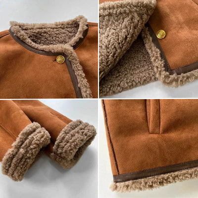 Noventis | Buttoned Sheepskin Jacket