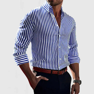 Noventis | Striped Men's Shirt – Smart & Casual
