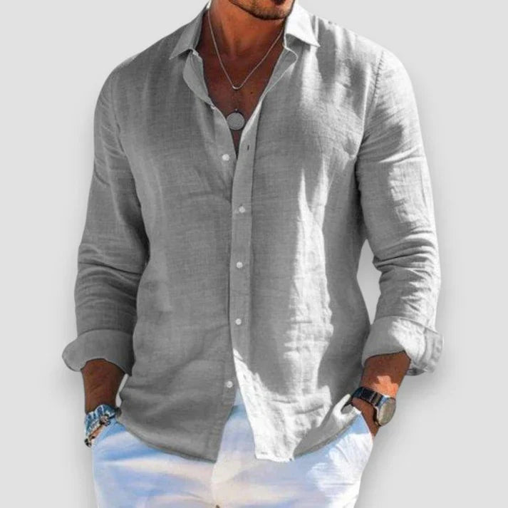 Noventis | Casual Men's Linen Shirt